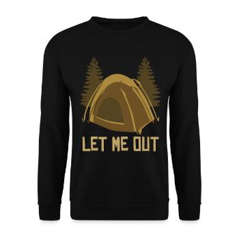 Camping Camping Tente extérieure Camping - Sweat-shirt Unisexe - noir - Devant - Alina (178cm) & Michal (187cm)