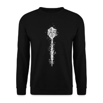 Fléchettes Fléchettes Joueur de fléchettes Fléchettes - Sweat-shirt Unisexe - noir - Devant - Alina (178cm) & Michal (187cm)
