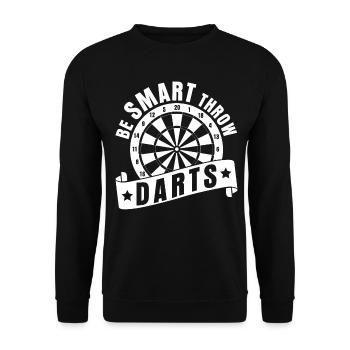 Darts Darts Player Darts Darts - Unisex Sweatshirt - black - Front - Alina (178cm) & Michal (187cm)