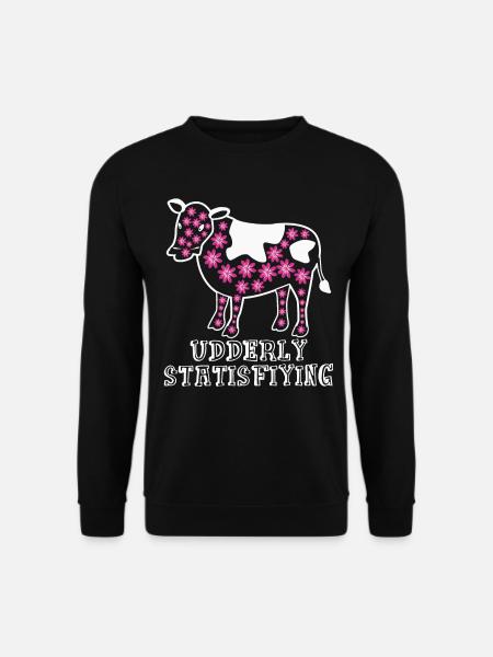 Cow Farmer Farmer Cows - Unisex Sweatshirt - black