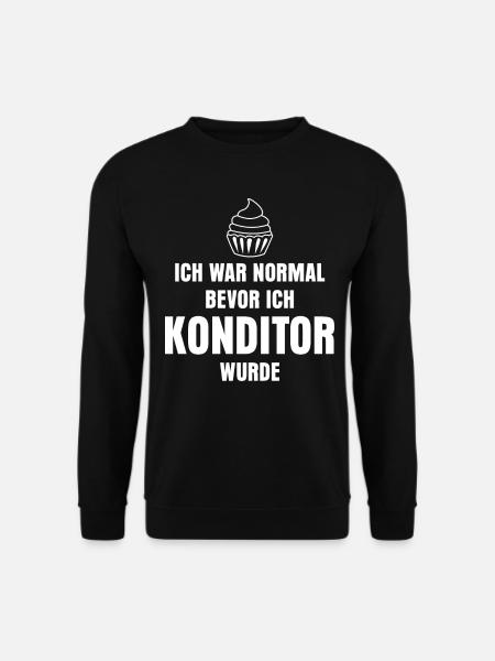 Konditor Backen Cupcakes Konditorei - Unisex Pullover - Schwarz