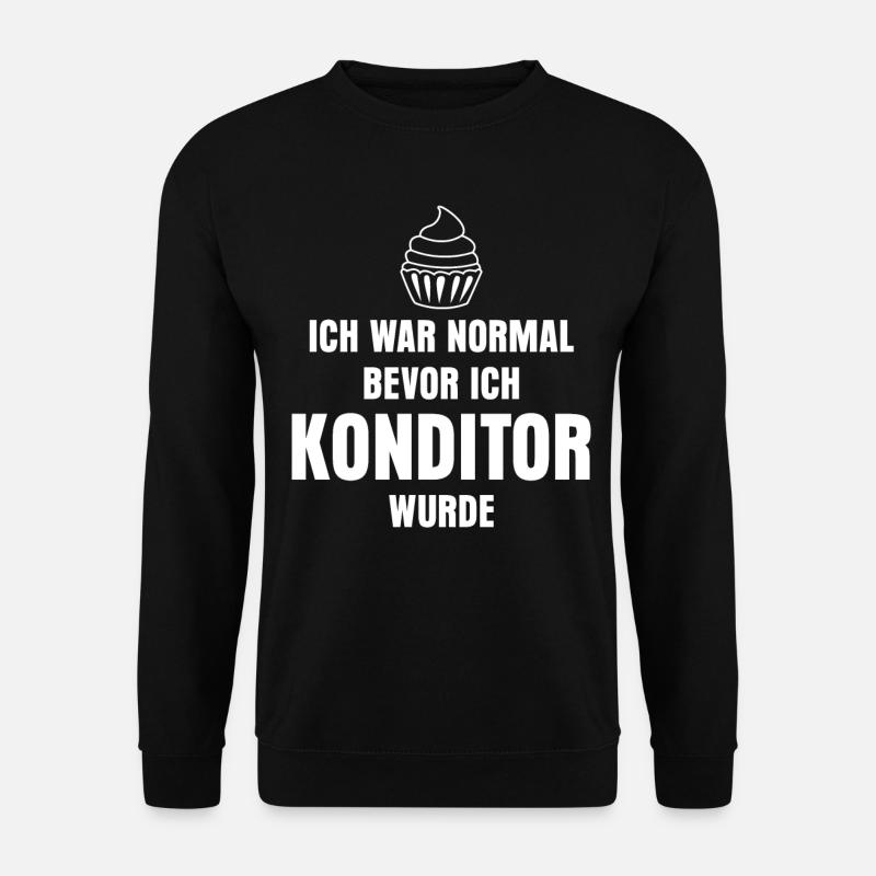 Konditor Backen Cupcakes Konditorei - Unisex Pullover - Schwarz