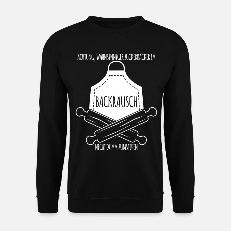 Konditor Cupcakes Bäcker Bäckerei - Unisex Pullover - Schwarz