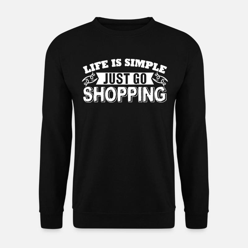 Go Shopping - Unisex Sweatshirt - black