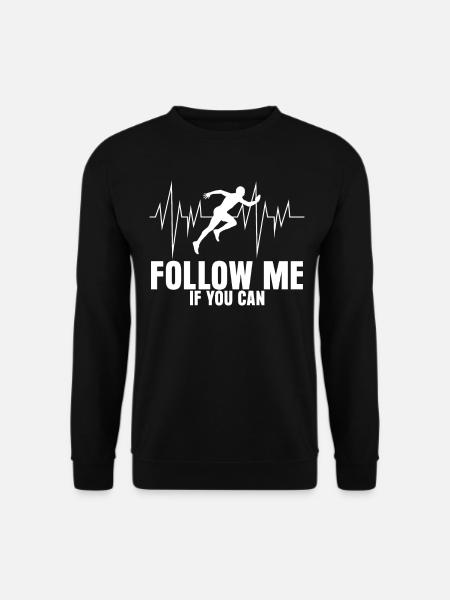 Running Jogging Running Shoes Marathon - Unisex Sweatshirt - black