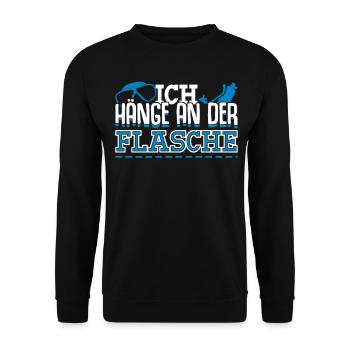 Tauchen Sporttaucher Witz Taucher - Unisex Pullover - Schwarz - Vorne - Alina (178cm) & Michal (187cm)