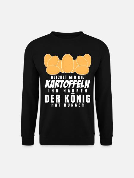Kartoffel Spruch Kartoffeln - Unisex Pullover - Schwarz