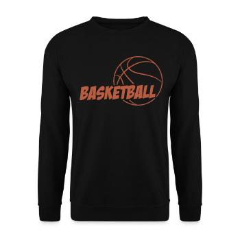 Joueurs de basket-ball - Sweat-shirt Unisexe - noir - Devant - Alina (178cm) & Michal (187cm)