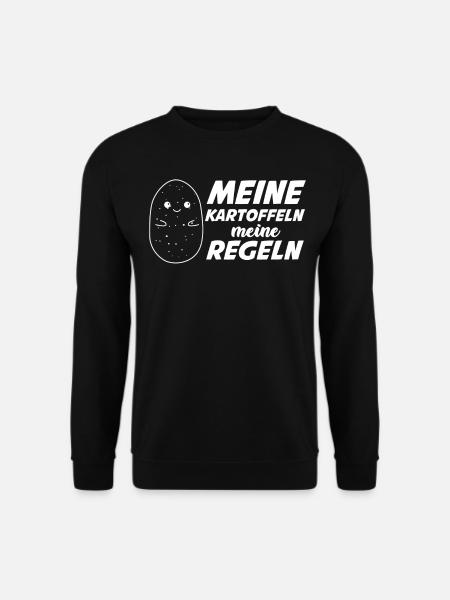 Kartoffeln Kartoffel - Unisex Pullover - Schwarz
