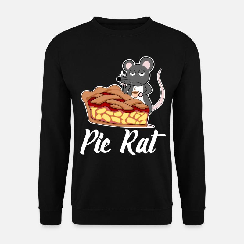 Pie Rat - Unisex Sweatshirt - black