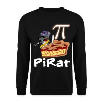 Rat Pirate Pie Rat Pirates Rats - Sweat-shirt Unisexe - noir - Devant - Alina (178cm) & Michal (187cm)