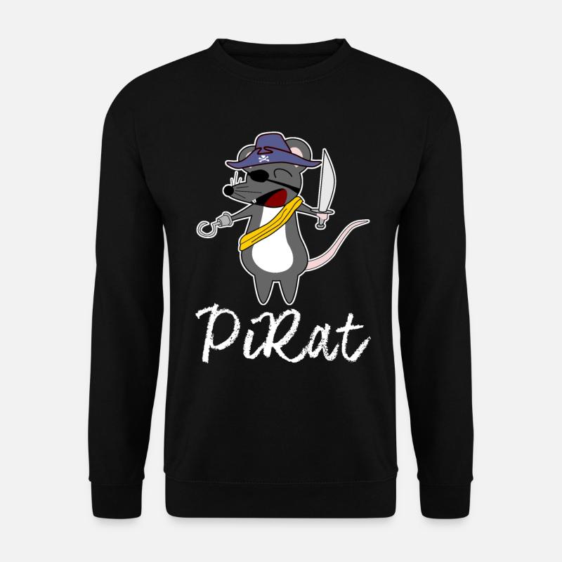 Rat Pirate Pirates Rats - Sweat-shirt Unisexe - noir