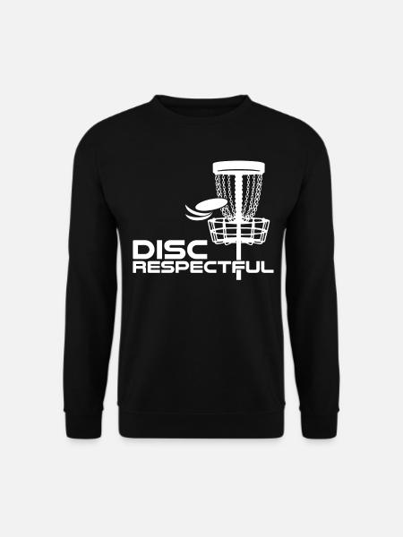 Disc golf Discrespectful Frisbee - Unisex Sweatshirt - black