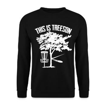 Disc golf Frisbee Tree Disc Golf - Sweat-shirt Unisexe - noir - Devant - Alina (178cm) & Michal (187cm)