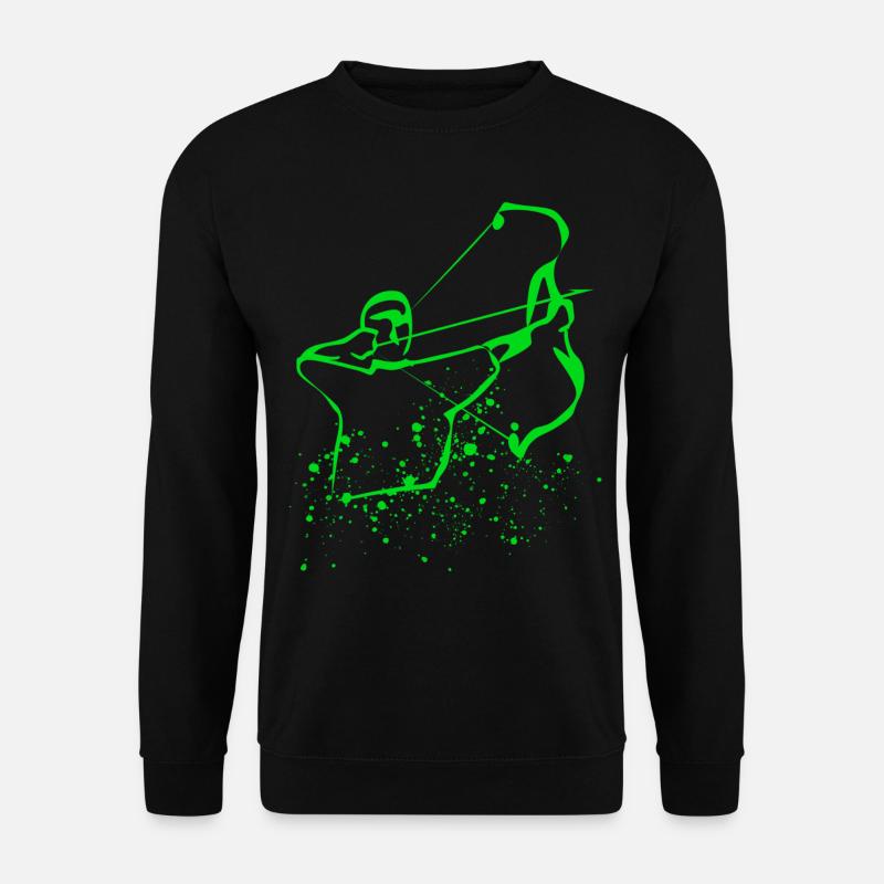 Compound bow 3D archery - Unisex Sweatshirt - black