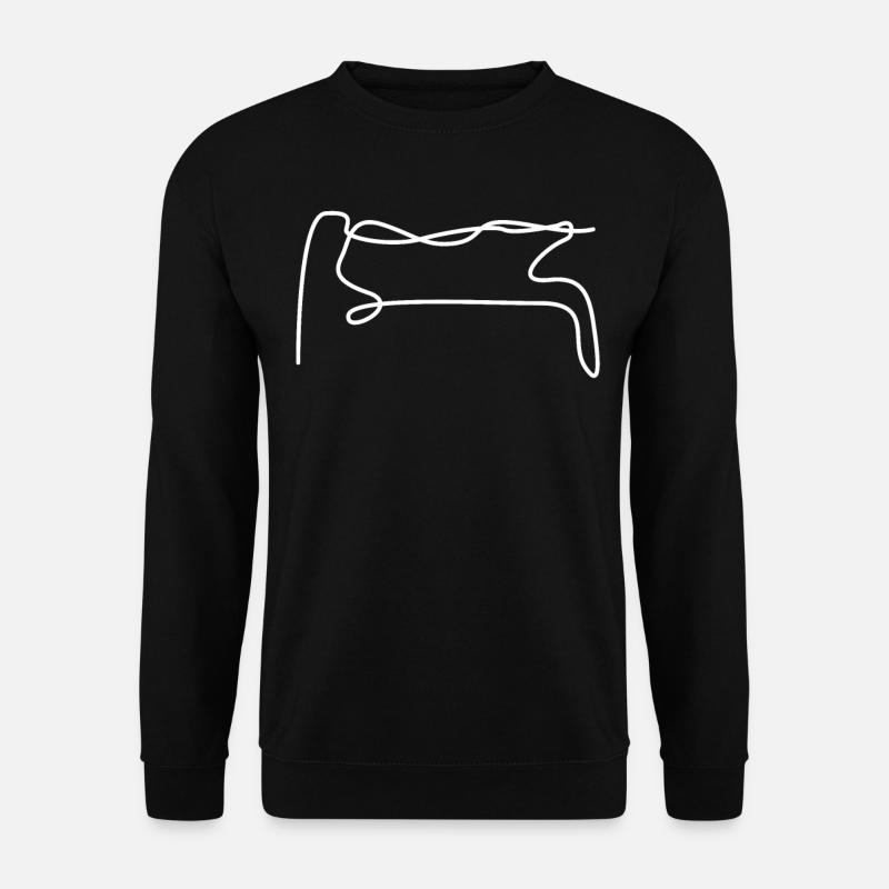 Turner abstract lathe machine - Unisex Sweatshirt - black