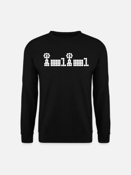 Amateurfunker Pixelgrafik Funkgerät - Unisex Pullover - Schwarz