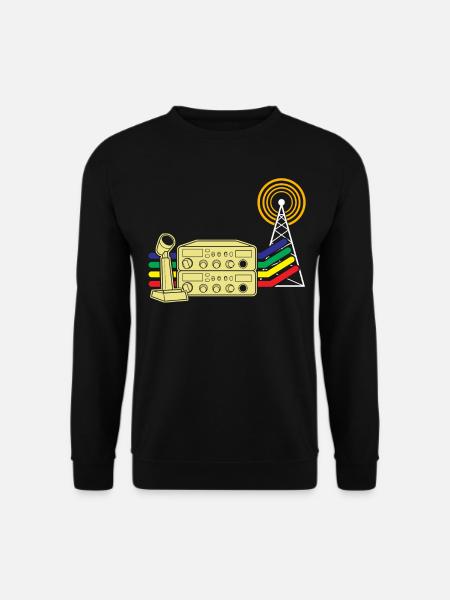 Amateurfunk Funkgerät Antenne - Unisex Pullover - Schwarz