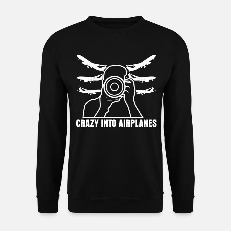 Planespotter Flugzeug Planespotting - Unisex Pullover - Schwarz