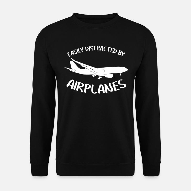 Planespotter aircraft Planespotting - Unisex Sweatshirt - black