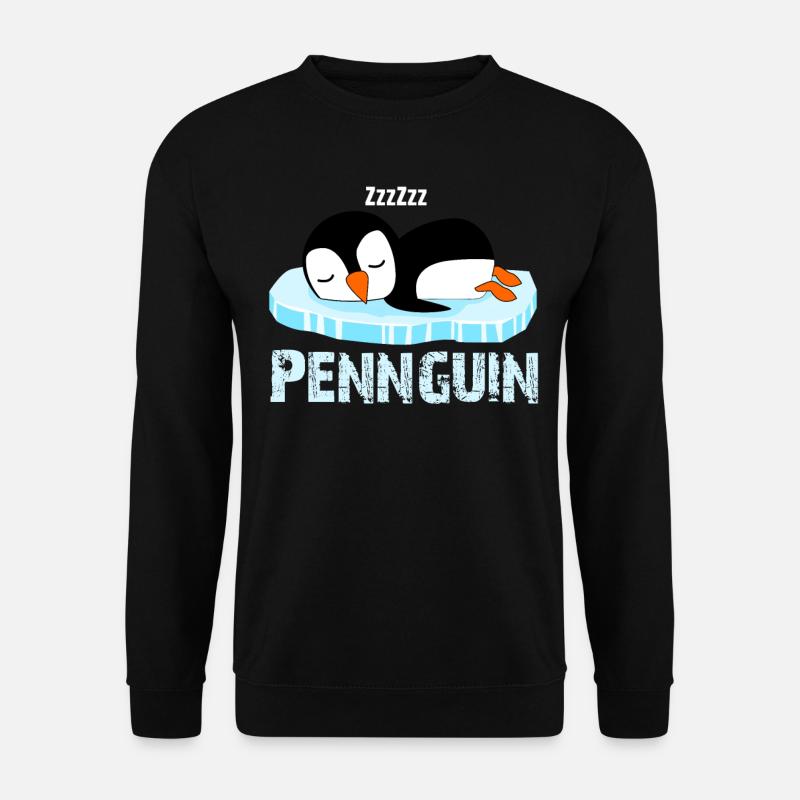 Penguin sleeps sleeping penguins - Unisex Sweatshirt - black
