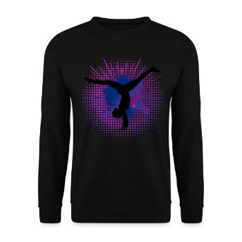 Gymnaste Gymnastique Rythmique RSG - Sweat-shirt Unisexe - noir - Devant - Alina (178cm) & Michal (187cm)