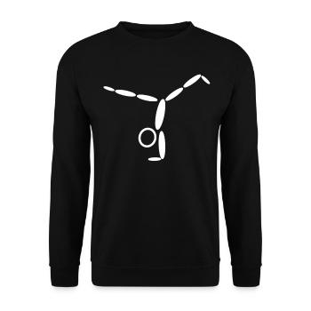 Handstand RSG Gymnastique Gymnastique Gymnaste - Sweat-shirt Unisexe - noir - Devant - Alina (178cm) & Michal (187cm)