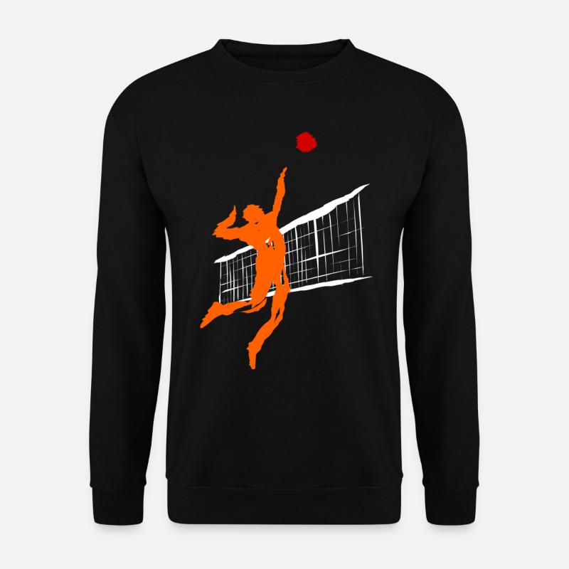 Volleyball Volleyballspieler - Unisex Pullover - Schwarz