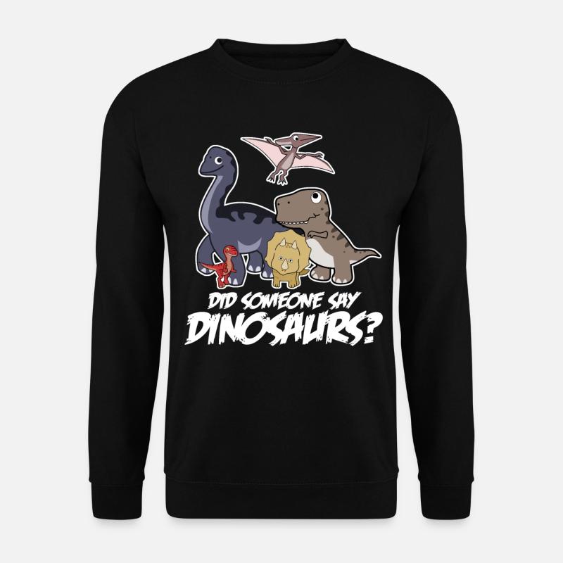 Dinosaurier Dinos Dino - Unisex Pullover - Schwarz