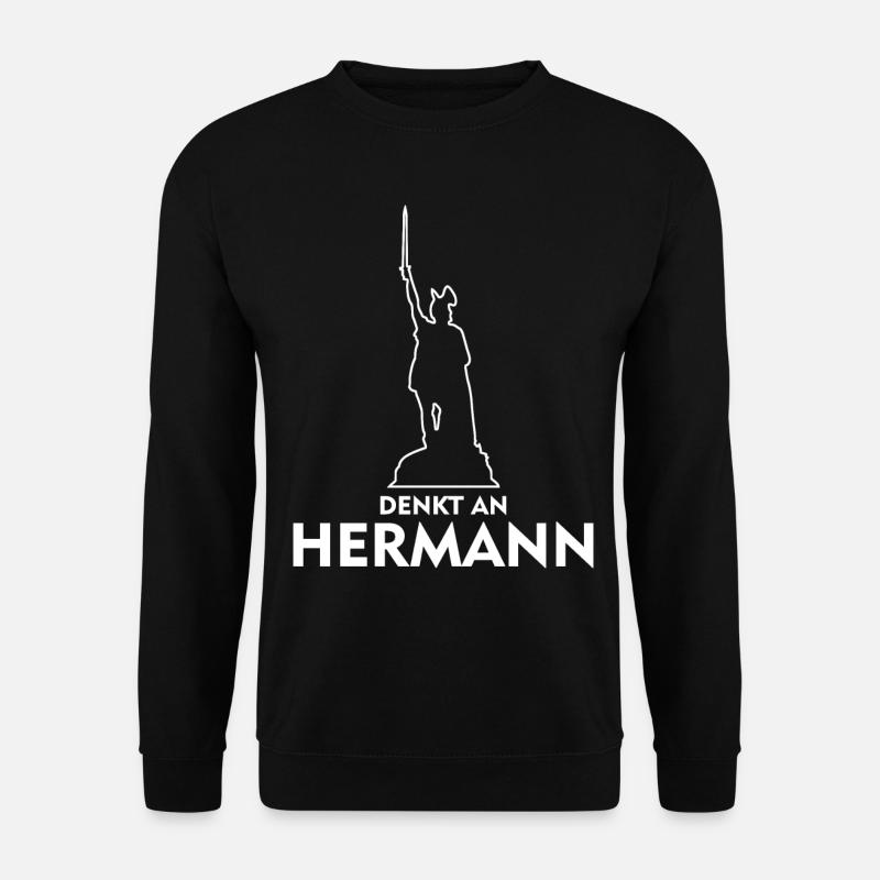 Hermannsdenkmal Detmold Lippe - Unisex Pullover - Schwarz