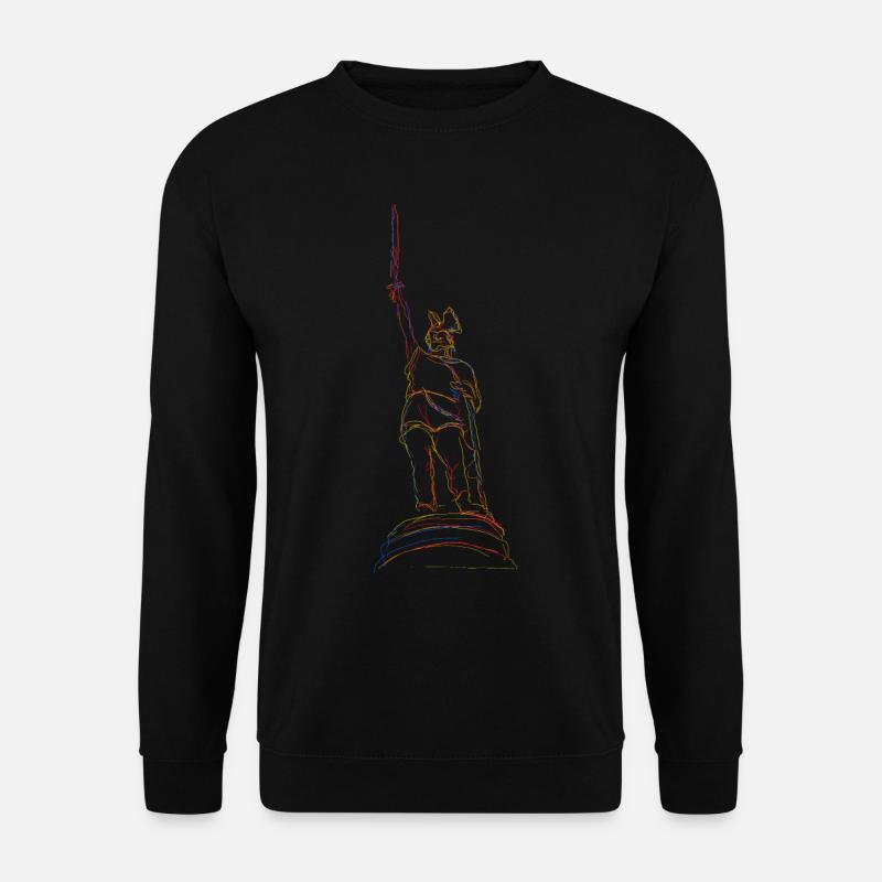Hermannsdenkmal Detmold Teuteburger Wald - Unisex Pullover - Schwarz