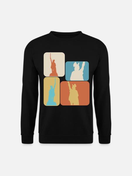 Hermannsdenkmal retro Detmold Lippe - Unisex Sweatshirt - black