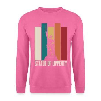 Statue of Lipperty Hermannsdenkmal - Unisex Pullover - Pink - Vorne