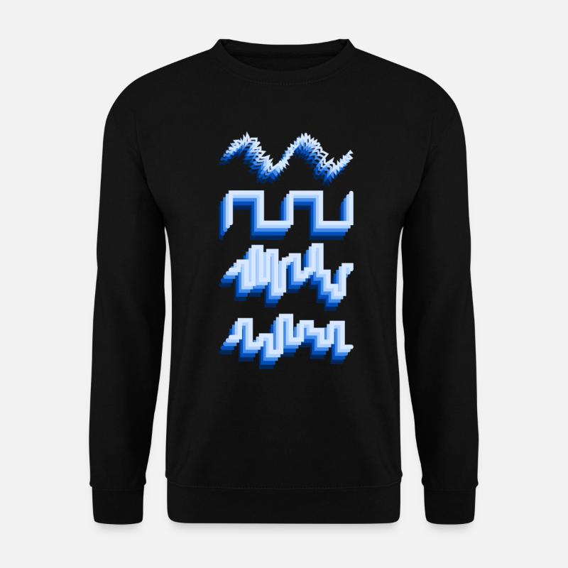 Synthétiseur Synthé Wavefroms - Sweat-shirt Unisexe - noir