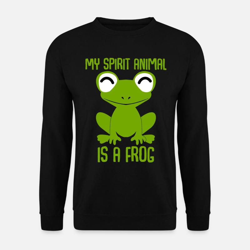 Frog cute frogs - Unisex Sweatshirt - black
