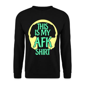 Gaming AFK Citation Gamer Gamers Gamers - Sweat-shirt Unisexe - noir - Devant - Alina (178cm) & Michal (187cm)