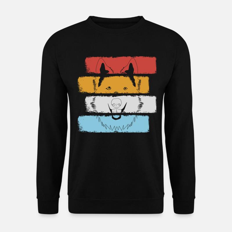 White Shepherd Shepherd Dogs - Unisex Sweatshirt - black