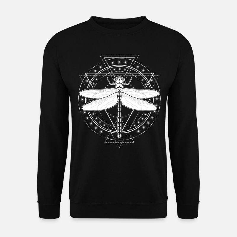 Libellule Occulte Libellules - Sweat-shirt Unisexe - noir