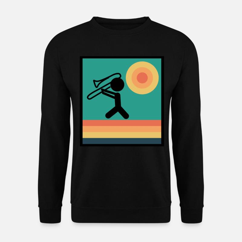 Posaune Posaunist Posaunen - Unisex Pullover - Schwarz