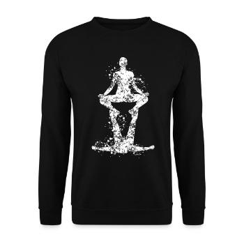 Acro Yoga Acroyoga - Unisex Pullover - Schwarz - Vorne - Alina (178cm) & Michal (187cm)