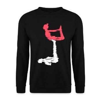 Acro Yoga Meditation Acroyoga - Unisex Pullover - Schwarz - Vorne - Alina (178cm) & Michal (187cm)