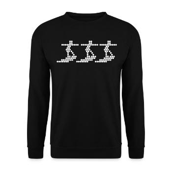 Surfer Planche de surf Surfing Wellenreiten - Sweat-shirt Unisexe - noir - Devant - Alina (178cm) & Michal (187cm)
