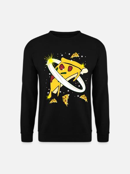 Pizza Space Astronaut Pizzas - Unisex Sweatshirt - black