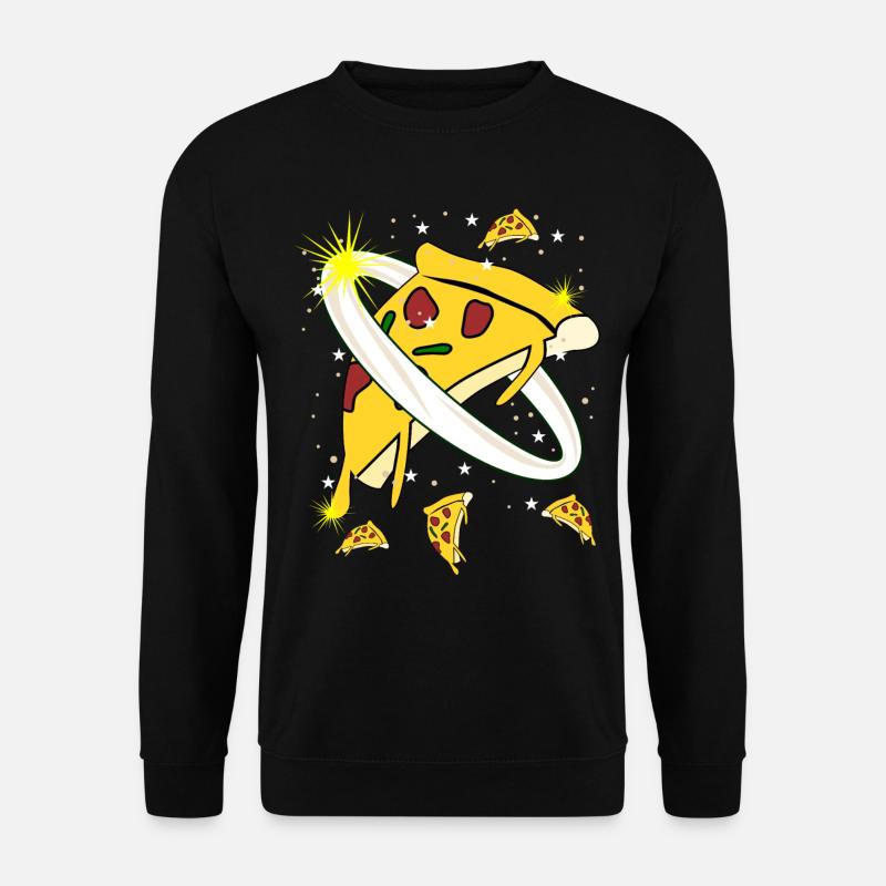 Pizza Space Astronaut Pizzas - Unisex Sweatshirt - black