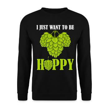 Beer Craft Beer Hops Beer Brewers - Unisex Sweatshirt - black - Front - Alina (178cm) & Michal (187cm)