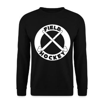 Field hockey Hockey players - Unisex Sweatshirt - black - Front - Alina (178cm) & Michal (187cm)