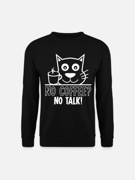 Kaffee Kaffeeliebhaber Kaffetrinker - Unisex Pullover - Schwarz