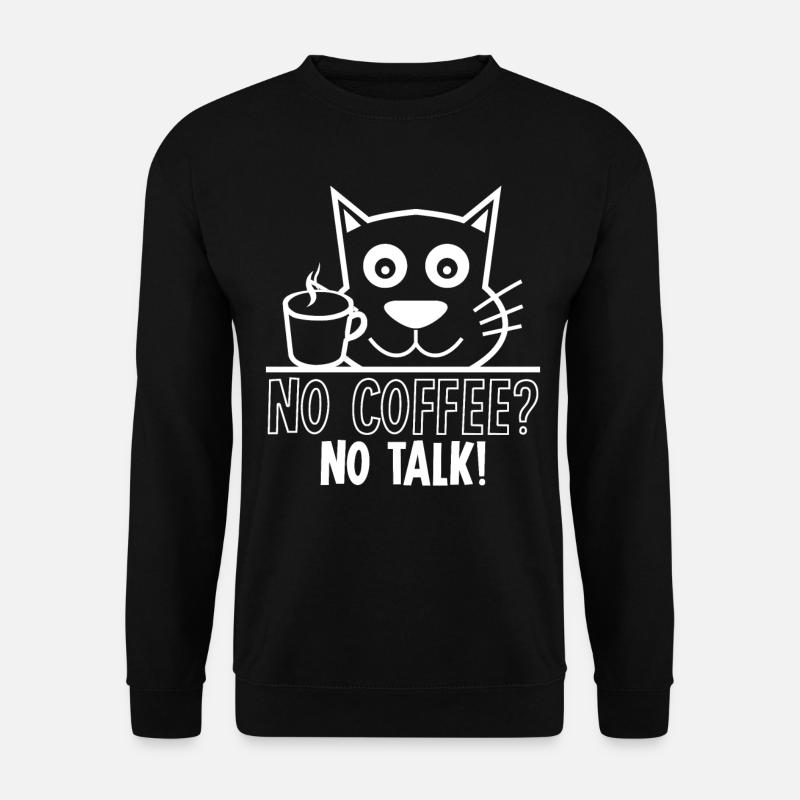 Kaffee Kaffeeliebhaber Kaffetrinker - Unisex Pullover - Schwarz