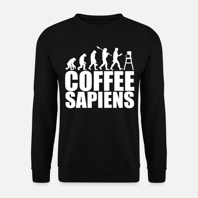 Café Sapiens - Sweat-shirt Unisexe - noir