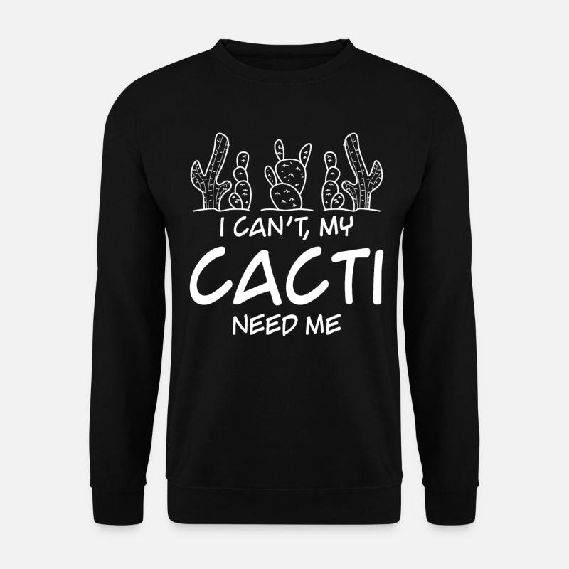 Cactus Garden Cacti - Unisex Sweatshirt - black